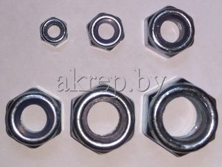 Гайки M6,M8,M10,M12, M14,M16 DIN 985